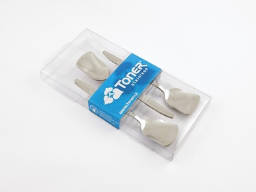 BISTRO ice-cream spoon 6-piece - modern packaging