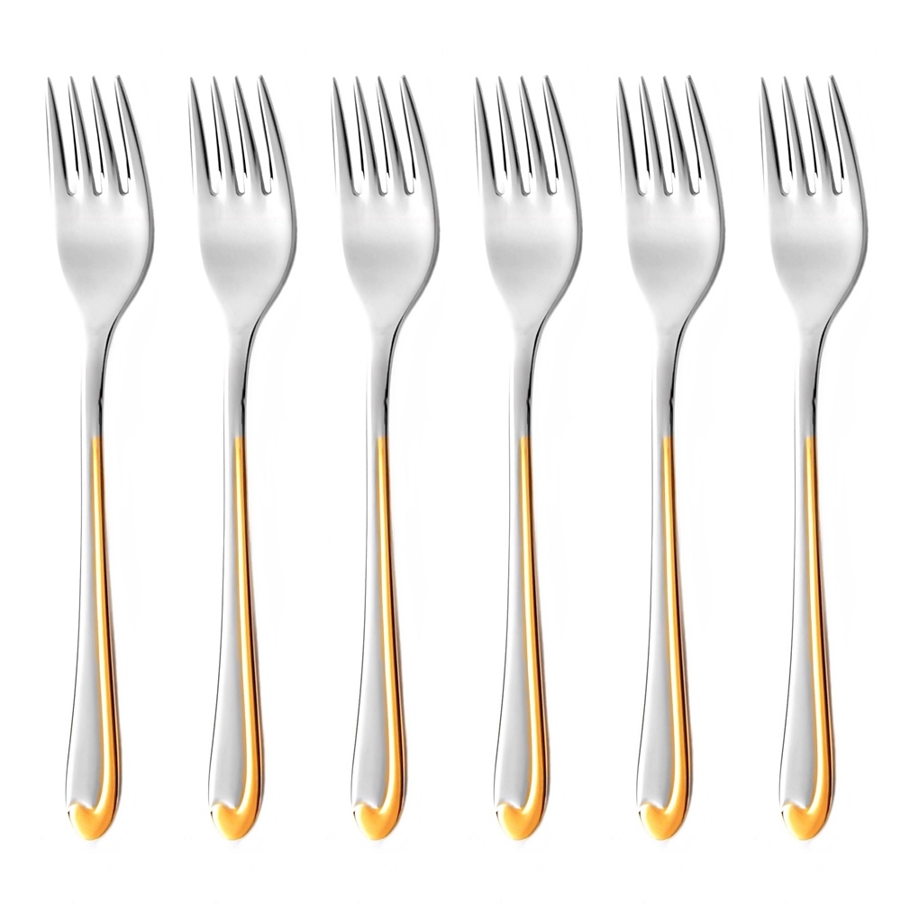 SYMFONIE GOLD cake fork 6-piece set